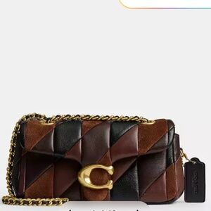 Authentic Tabby Shoulder Bag 20 With Patchwork Quilting